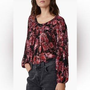 New with tags! Free People Up For Anything Top - Size Small - Onyx Combo - SHEER